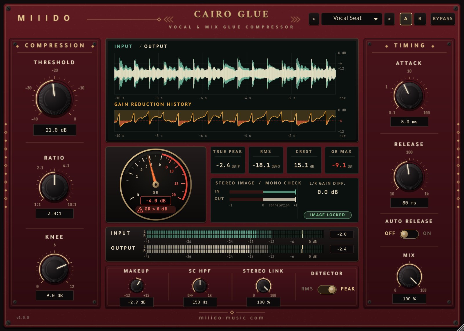 Cairo Glue 02 vocal seat