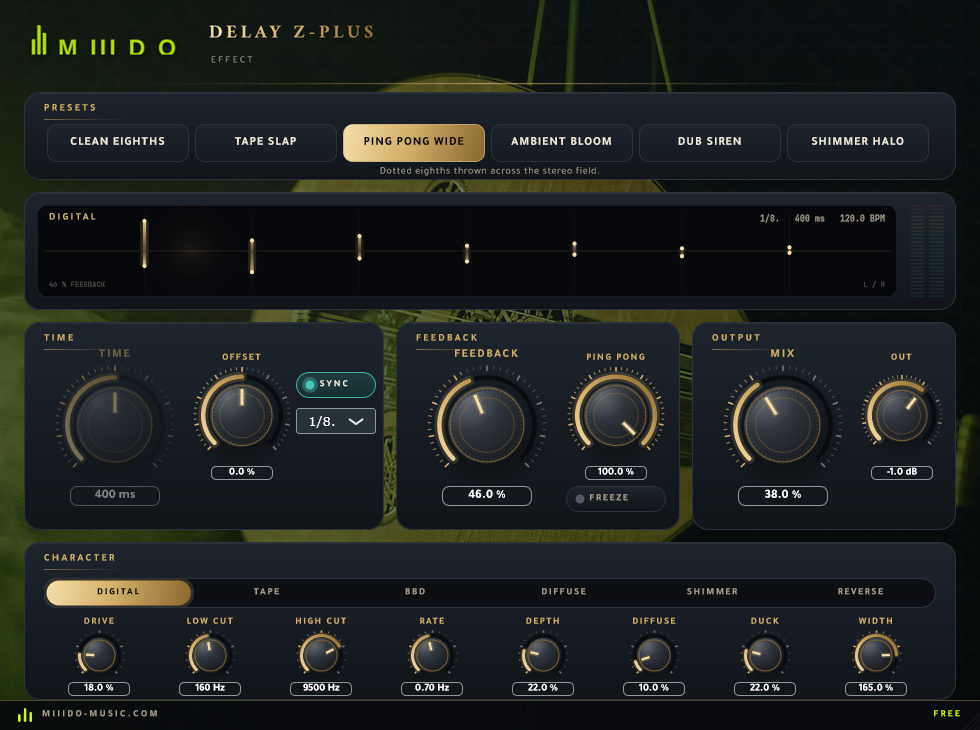 DelayZPlus preset2